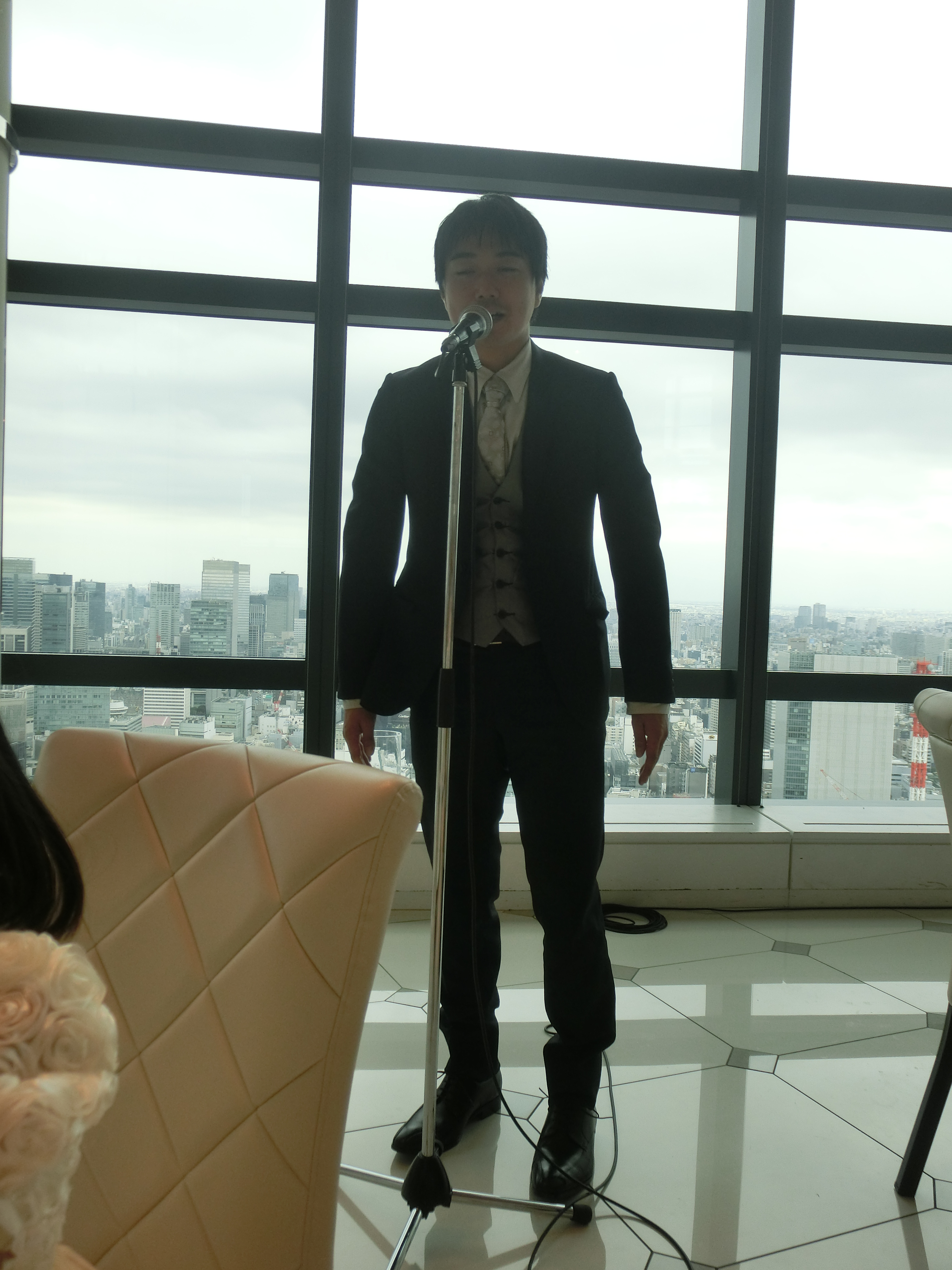馬場さん結婚式乾杯 馬場さん結婚式乾杯